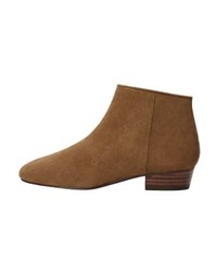 Bottines marron Mango