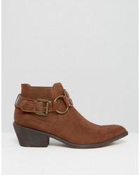 Bottines marron London Rebel