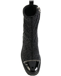 Bottines noires Giuseppe Zanotti Design