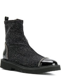 Bottines noires Giuseppe Zanotti Design