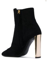 Bottines noires Giuseppe Zanotti Design