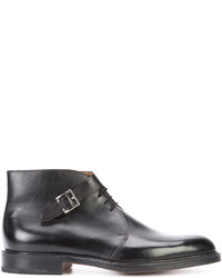 Bottines noires John Lobb