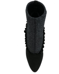 Bottines noires Giuseppe Zanotti Design