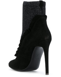 Bottines noires Giuseppe Zanotti Design