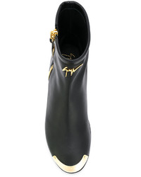 Bottines noires Giuseppe Zanotti Design