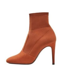 Bottines orange Mango