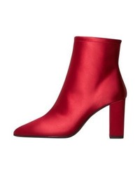 Bottines rouges Mango