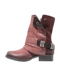 Bottines rouges Mjus