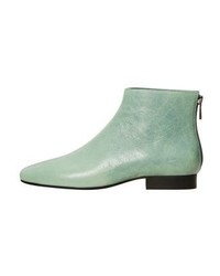 Bottines vert menthe Mango