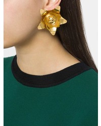 Boucles d'oreilles à fleurs dorées Paula Mendoza