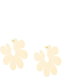 Boucles d'oreilles à fleurs dorées Simone Rocha