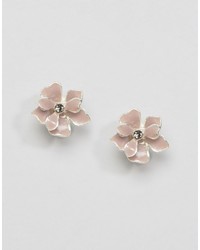 Boucles d'oreilles à fleurs roses Pilgrim