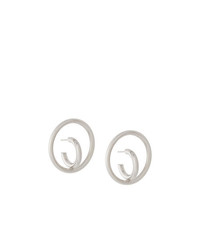 Boucles d'oreilles argentées Charlotte Chesnais