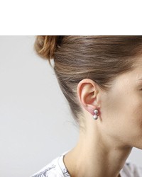 Boucles d'oreilles argentées Dower & Hall