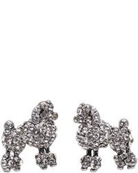 Boucles d'oreilles argentées Marc Jacobs