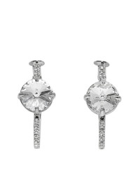 Boucles d'oreilles argentées Miu Miu