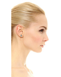 Boucles d'oreilles argentées Kate Spade