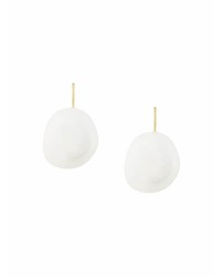 Boucles d'oreilles blanches Wouters & Hendrix Gold