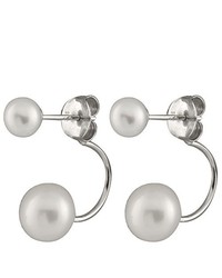 Boucles d'oreilles blanches Bella Pearls