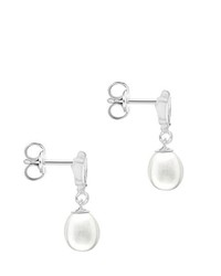 Boucles d'oreilles blanches Carissima Gold