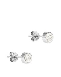 Boucles d'oreilles blanches Carissima Gold