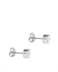 Boucles d'oreilles blanches Carissima Gold