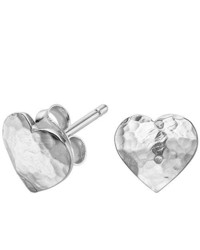 Boucles d'oreilles blanches Dower & Hall