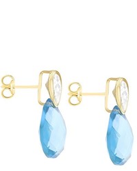 Boucles d'oreilles bleu clair Carissima Gold