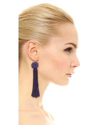 Boucles d'oreilles bleu marine Vanessa Mooney