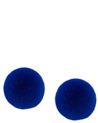 Boucles d'oreilles bleu marine MM6 MAISON MARGIELA