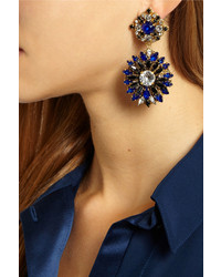 Boucles d'oreilles bleu marine Erickson Beamon