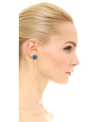 Boucles d'oreilles bleues Kate Spade