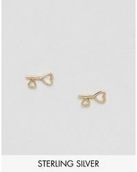 Boucles d'oreilles dorées Asos