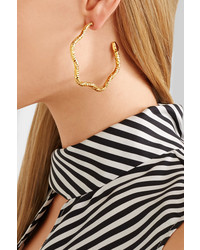 Boucles d'oreilles dorées Aurelie Bidermann