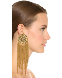 Boucles d'oreilles dorées Erickson Beamon