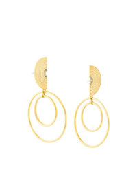 Boucles d'oreilles dorées Charlotte Valkeniers