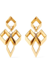 Boucles d'oreilles dorées Erickson Beamon