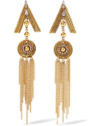 Boucles d'oreilles dorées Erickson Beamon