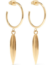 Boucles d'oreilles dorées Isabel Marant