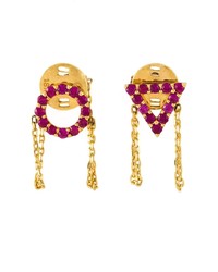 Boucles d'oreilles dorées Gisele For Eshvi