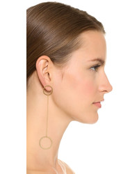 Boucles d'oreilles dorées Jennifer Zeuner Jewelry