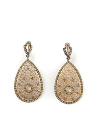 Boucles d'oreilles dorées Loree Rodkin