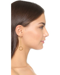 Boucles d'oreilles dorées Marni