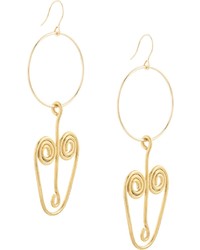 Boucles d'oreilles dorées Petite Grand