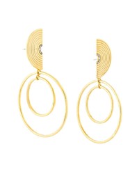 Boucles d'oreilles dorées Charlotte Valkeniers