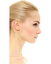 Boucles d'oreilles dorées Rebecca Minkoff