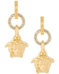 Boucles d'oreilles dorées Versace