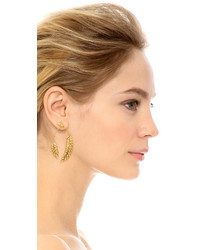 Boucles d'oreilles dorées Aurelie Bidermann