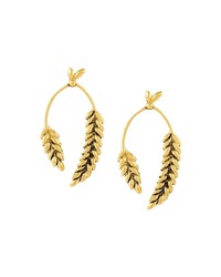 Boucles d'oreilles dorées Aurelie Bidermann