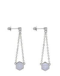 Boucles d'oreilles grises